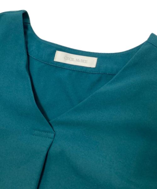 CECIL McBEE（セシル マクビー）CECIL McBEE (セシル マクビー) ブラウス グリーン サイズ:Mの古着・服飾アイテム