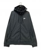 NIKEナイキ）の古着「フーデッドジャケット」｜ブラック