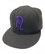 New Era×Needlesニューエラ×ニードルズ）の古着「キャップ」｜ブラック×パープル