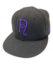 New Era×Needles（ニューエラ×ニードルズ）の古着「キャップ」｜ブラック×パープル