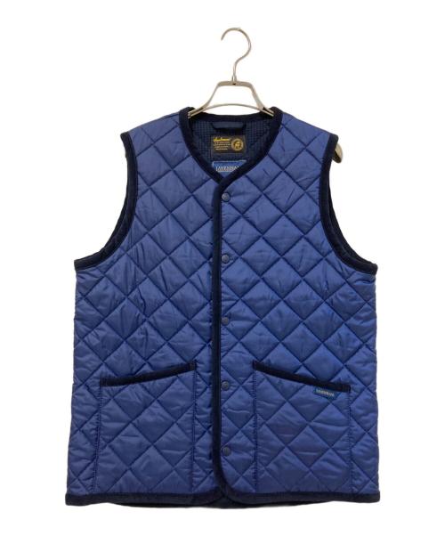 JACKMAN（ジャックマン）JACKMAN (ジャックマン) LAVENHAM (ラベンハム) キルティングベスト ネイビー×ブラック サイズ:Mの古着・服飾アイテム