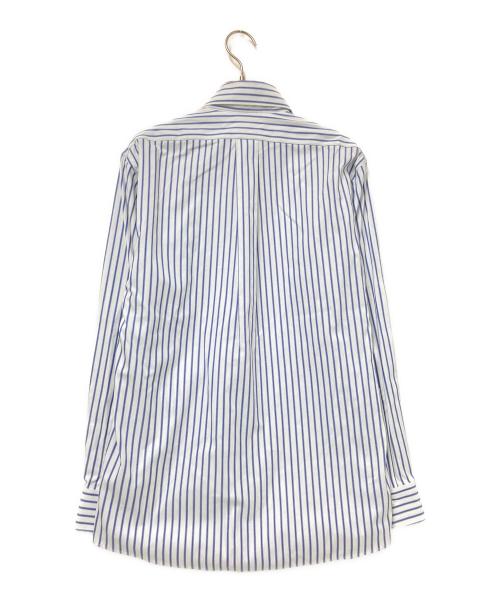 BROOKS BROTHERS（ブルックスブラザーズ）BROOKS BROTHERS (ブルックスブラザーズ) ストライプBDシャツ ホワイト×ブルー サイズ:14 1/2-32の古着・服飾アイテム