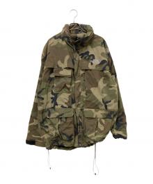 THE NORTH FACE（ザ ノース フェイス）の古着「FRONTIERS PARKA」｜グリーン×ブラウン