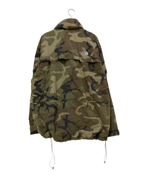 THE NORTH FACE（ザ ノース フェイス）THE NORTH FACE (ザ ノース フェイス) FRONTIERS PARKA グリーン×ブラウン サイズ:XLの古着・服飾アイテム