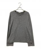 LIDnMリドム）の古着「Wool Jersey Henley」｜グレー