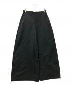LAD MUSICIANラッドミュージシャン）の古着「CORDURA CHINO ROUND SILHOUETTE PANTS」｜ブラック