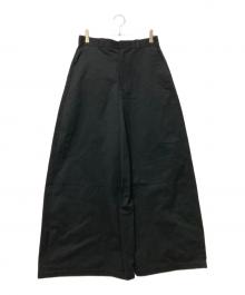 LAD MUSICIAN（ラッドミュージシャン）の古着「CORDURA CHINO ROUND SILHOUETTE PANTS」｜ブラック