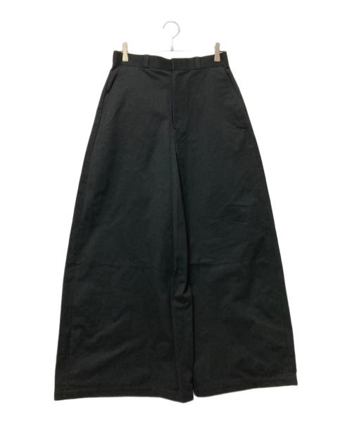 LAD MUSICIAN（ラッドミュージシャン）LAD MUSICIAN (ラッドミュージシャン) CORDURA CHINO ROUND SILHOUETTE PANTS ブラック サイズ:42の古着・服飾アイテム