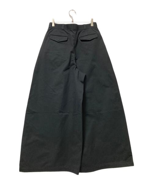 LAD MUSICIAN（ラッドミュージシャン）LAD MUSICIAN (ラッドミュージシャン) CORDURA CHINO ROUND SILHOUETTE PANTS ブラック サイズ:42の古着・服飾アイテム