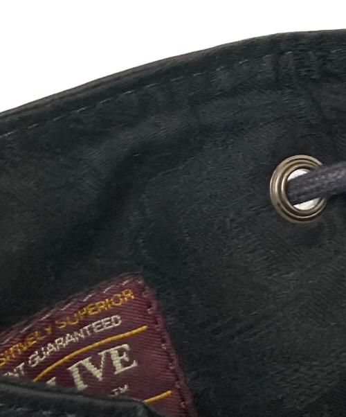 MR.OLIVE（ミスターオリーブ）MR.OLIVE (ミスターオリーブ) レザー巾着バッグ ブラック サイズ:下記参照の古着・服飾アイテム