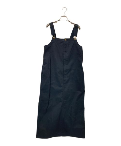 UNIVERSAL OVERALL（ユニバーサルオーバーオール）UNIVERSAL OVERALL (ユニバーサルオーバーオール) T/C JUMPER SKIRT ブラック サイズ:FREEの古着・服飾アイテム