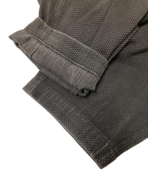 COLINA（コリーナ）COLINA (コリーナ) DOUBLE TUCK WIDE TAPERED PANTS グレー サイズ:Sの古着・服飾アイテム