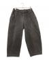 COLINA（コリーナ）の古着「DOUBLE TUCK WIDE TAPERED PANTS」｜グレー