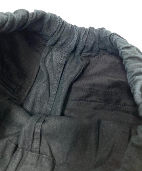 wirrow（ウィロウ）wirrow (ウィロウ) Linen Cargo Pants ブラック サイズ:1の古着・服飾アイテム