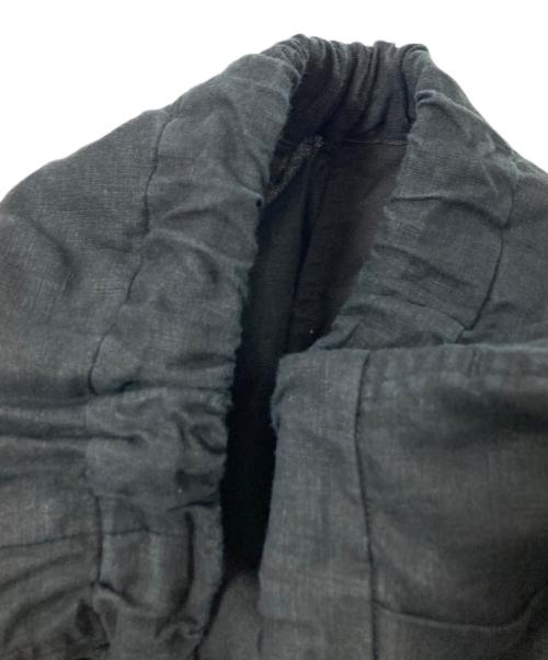 wirrow（ウィロウ）wirrow (ウィロウ) Linen Cargo Pants ブラック サイズ:1の古着・服飾アイテム