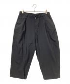 COLINAコリーナ）の古着「W-TUCK WOOLPANTS」｜ブラック
