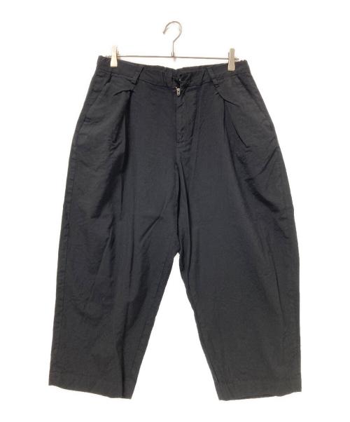 COLINA（コリーナ）COLINA (コリーナ) W-TUCK WOOLPANTS ブラック サイズ:Mの古着・服飾アイテム