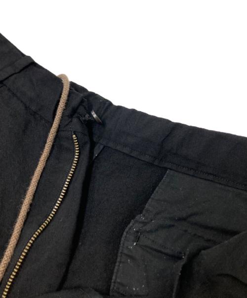 COLINA（コリーナ）COLINA (コリーナ) W-TUCK WOOLPANTS ブラック サイズ:Mの古着・服飾アイテム