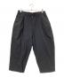 COLINA（コリーナ）の古着「W-TUCK WOOLPANTS」｜ブラック