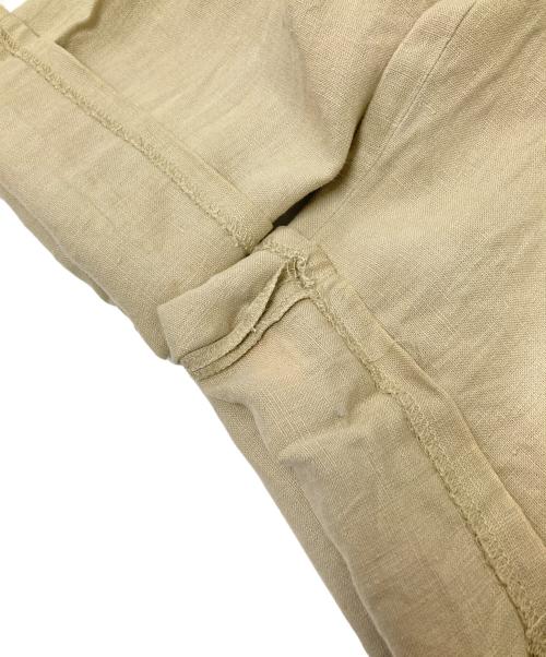 POLO RALPH LAUREN（ポロ・ラルフローレン）POLO RALPH LAUREN (ポロ・ラルフローレン) リネンツータックパンツ ベージュ サイズ:W36×L32の古着・服飾アイテム
