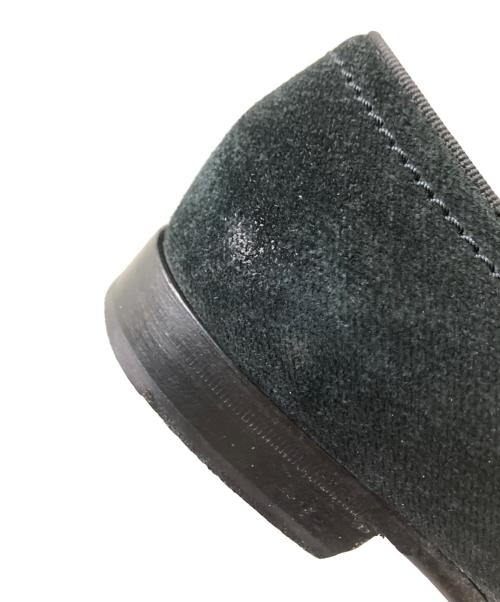 JIMMY CHOO（ジミーチュウ）JIMMY CHOO (ジミーチュウ) カンビネーションフリンジローファー ブラック サイズ:41の古着・服飾アイテム