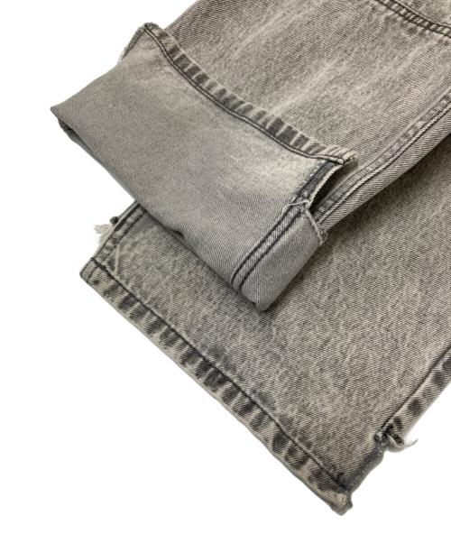 YENN（イエン）YENN (イエン) HIGH RISE TUCK WIDE PT グレー サイズ:36の古着・服飾アイテム