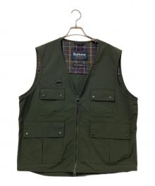 Barbour（バブアー）の古着「フィッシング ベスト」｜オリーブ