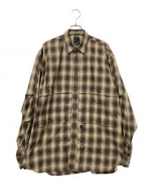 DAIWA PIER39（ダイワ ピア39）の古着「TECH LOGGER SHIRTS」｜ブラウン