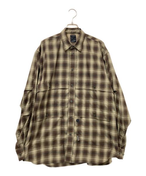 DAIWA PIER39（ダイワ ピア39）DAIWA PIER39 (ダイワ ピア39) TECH LOGGER SHIRTS ブラウン サイズ:Sの古着・服飾アイテム