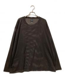 South2 West8（サウスツー ウエストエイト）の古着「S.S. CREW NECK MESH SHIRT」｜ブラウン