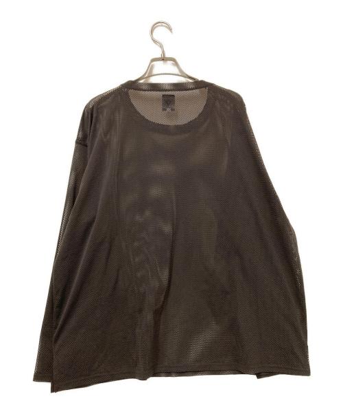 South2 West8（サウスツー ウエストエイト）South2 West8 (サウスツー ウエストエイト) S.S. CREW NECK MESH SHIRT ブラウン サイズ:Sの古着・服飾アイテム