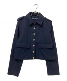 ZARA（ザラ）の古着「ジャケット」｜ネイビー