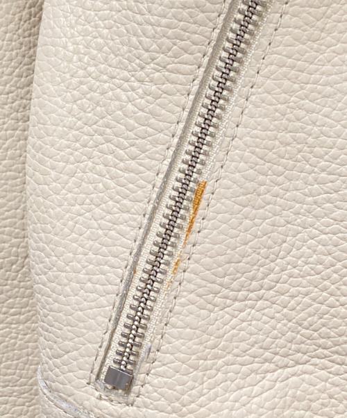 T by ALEXANDER WANG（ティーバイアレキサンダーワン）T by ALEXANDER WANG (ティーバイアレキサンダーワン) ダブルライダースジャケット アイボリー サイズ:6の古着・服飾アイテム