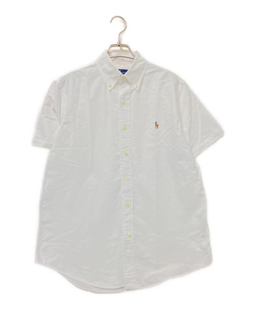 POLO RALPH LAUREN（ポロ・ラルフローレン）POLO RALPH LAUREN (ポロ・ラルフローレン) 半袖ボタンダウンシャツ ホワイト サイズ:Sの古着・服飾アイテム