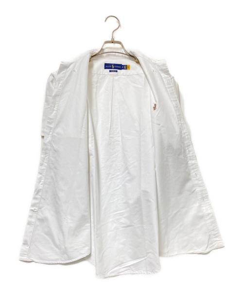 POLO RALPH LAUREN（ポロ・ラルフローレン）POLO RALPH LAUREN (ポロ・ラルフローレン) 半袖ボタンダウンシャツ ホワイト サイズ:Sの古着・服飾アイテム