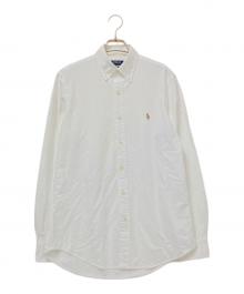 POLO RALPH LAUREN（ポロ・ラルフローレン）の古着「ボタンダウンシャツ」｜ホワイト