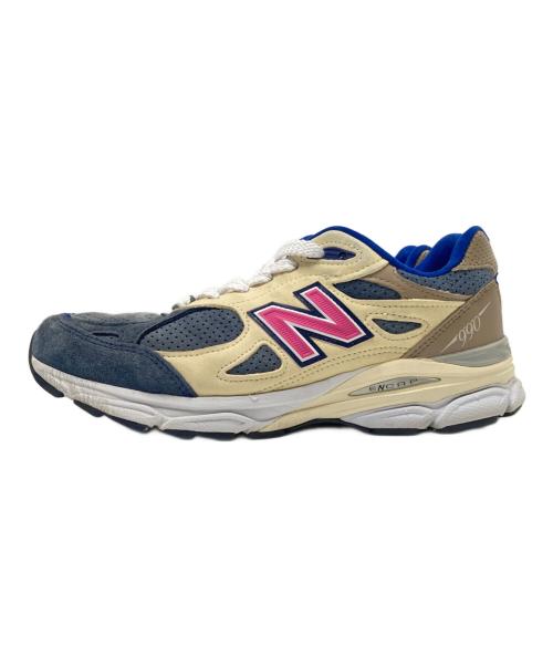 NEW BALANCE（ニューバランス）NEW BALANCE (ニューバランス) KITH (キス) スニーカー グレー×アイボリー サイズ:25.5cmの古着・服飾アイテム