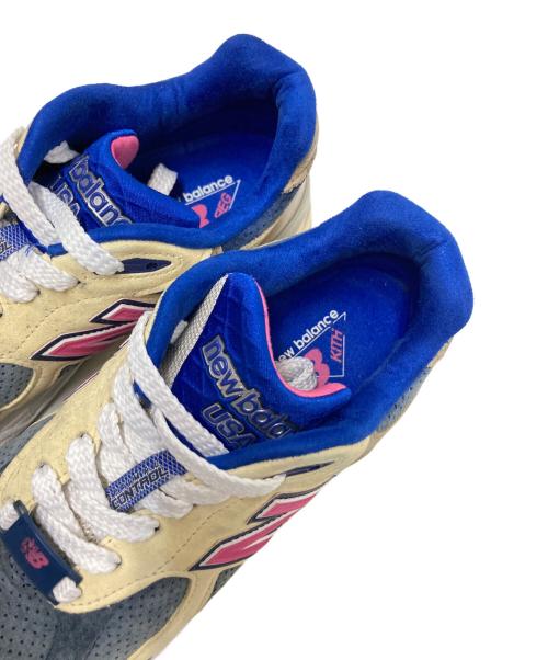 NEW BALANCE（ニューバランス）NEW BALANCE (ニューバランス) KITH (キス) スニーカー グレー×アイボリー サイズ:25.5cmの古着・服飾アイテム