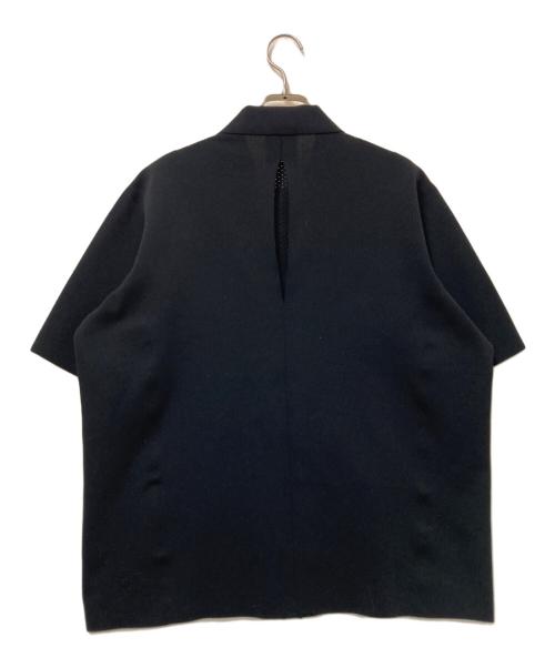 DESCENTE（デサント）DESCENTE (デサント) フュージョンニット ポロシャツ ブラック サイズ:Mの古着・服飾アイテム