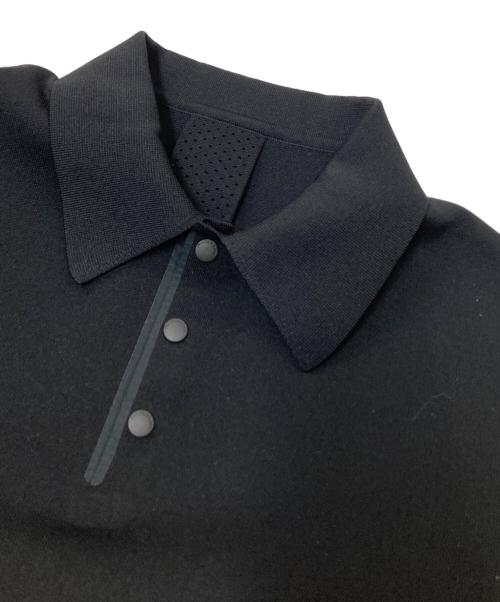DESCENTE（デサント）DESCENTE (デサント) フュージョンニット ポロシャツ ブラック サイズ:Mの古着・服飾アイテム