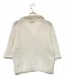 MARW UNITED ARROWS (マルゥ ユナイテッドアローズ) ペーパーポロカラーニット ホワイト サイズ:下記参照：5000円