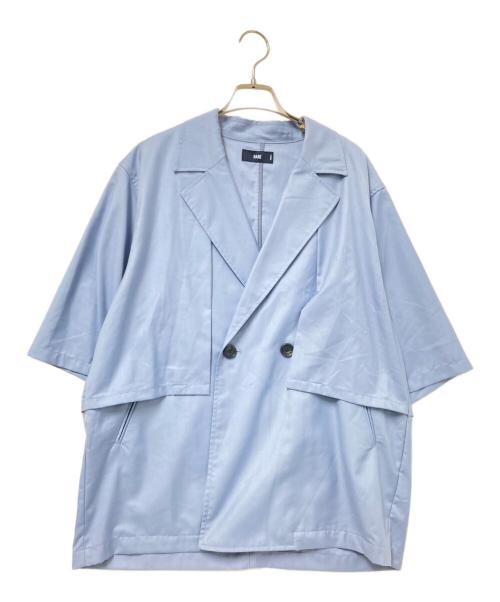 HARE（ハレ）HARE (ハレ) S/Sダブルジャケット グレー サイズ:Sの古着・服飾アイテム
