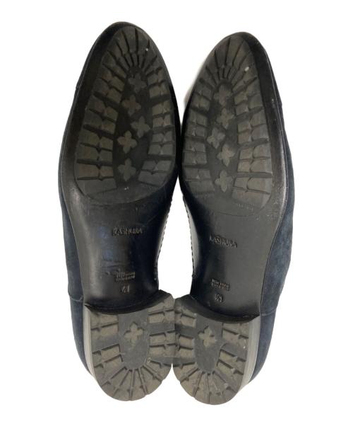 KASHURA（カシュラ）KASHURA (カシュラ) ストレートチップスウェードシューズ ネイビー サイズ:41の古着・服飾アイテム