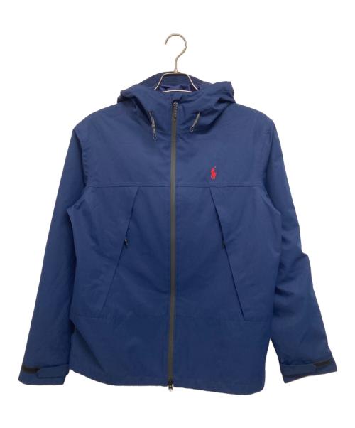 POLO RALPH LAUREN（ポロ・ラルフローレン）POLO RALPH LAUREN (ポロ・ラルフローレン) ライトウェイトフーデッドジャケット ネイビー サイズ:Sの古着・服飾アイテム