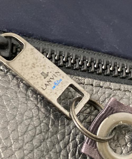 LANVIN en Bleu（ランバンオンブルー）LANVIN en Bleu (ランバンオンブルー) ショルダーバッグ ネイビー×ブラック サイズ:下記参照の古着・服飾アイテム
