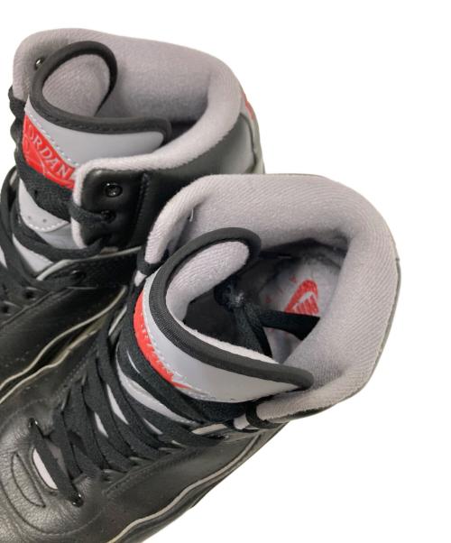 NIKE（ナイキ）NIKE (ナイキ) AIR JORDAN 2 RETRO BLACK/CEMENT GREY-FIRE RED-SAIL ブラック×グレー サイズ:27.0cmの古着・服飾アイテム