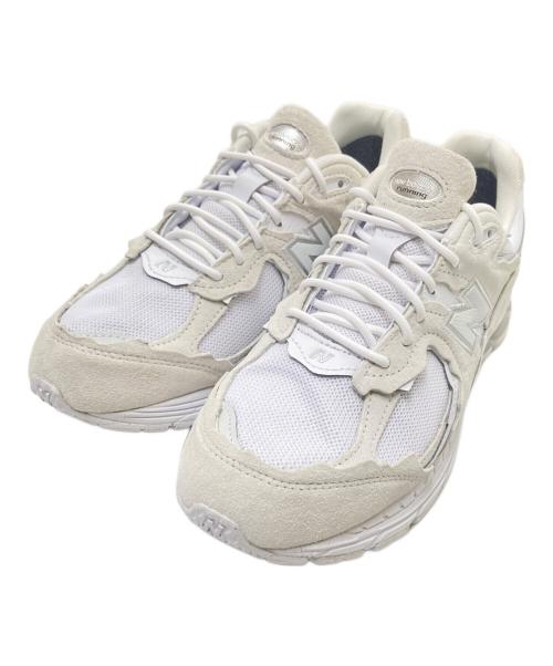 NEW BALANCE（ニューバランス）NEW BALANCE (ニューバランス) ローカットスニーカー ホワイト×アイボリー サイズ:26.5cmの古着・服飾アイテム