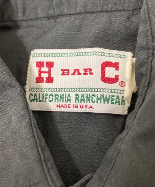 H BAR C（エイチバーシー）H BAR C (エイチバーシー) ウエスタンシャツ ブラック サイズ:下記参照の古着・服飾アイテム