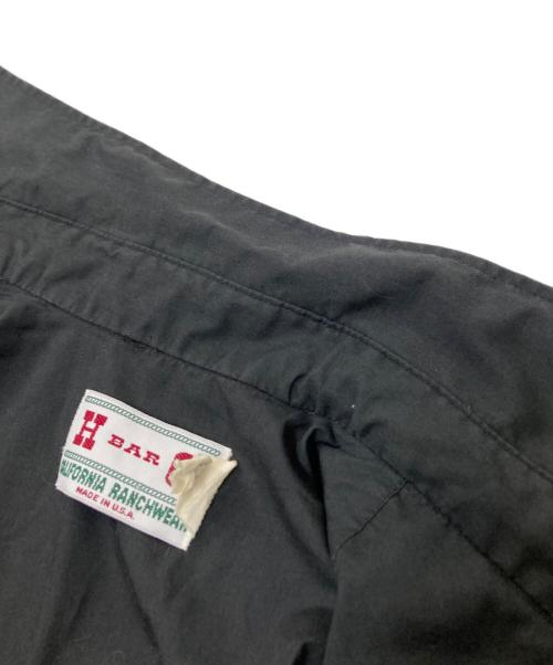 H BAR C（エイチバーシー）H BAR C (エイチバーシー) ウエスタンシャツ ブラック サイズ:下記参照の古着・服飾アイテム
