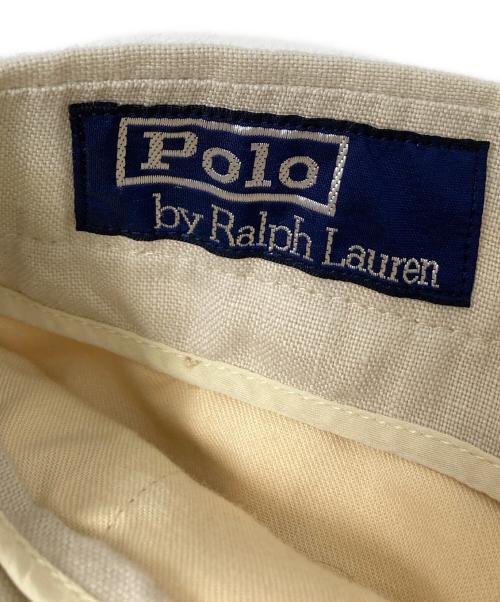 POLO RALPH LAUREN（ポロ・ラルフローレン）POLO RALPH LAUREN (ポロ・ラルフローレン) リネンタックパンツ ベージュ サイズ:88の古着・服飾アイテム